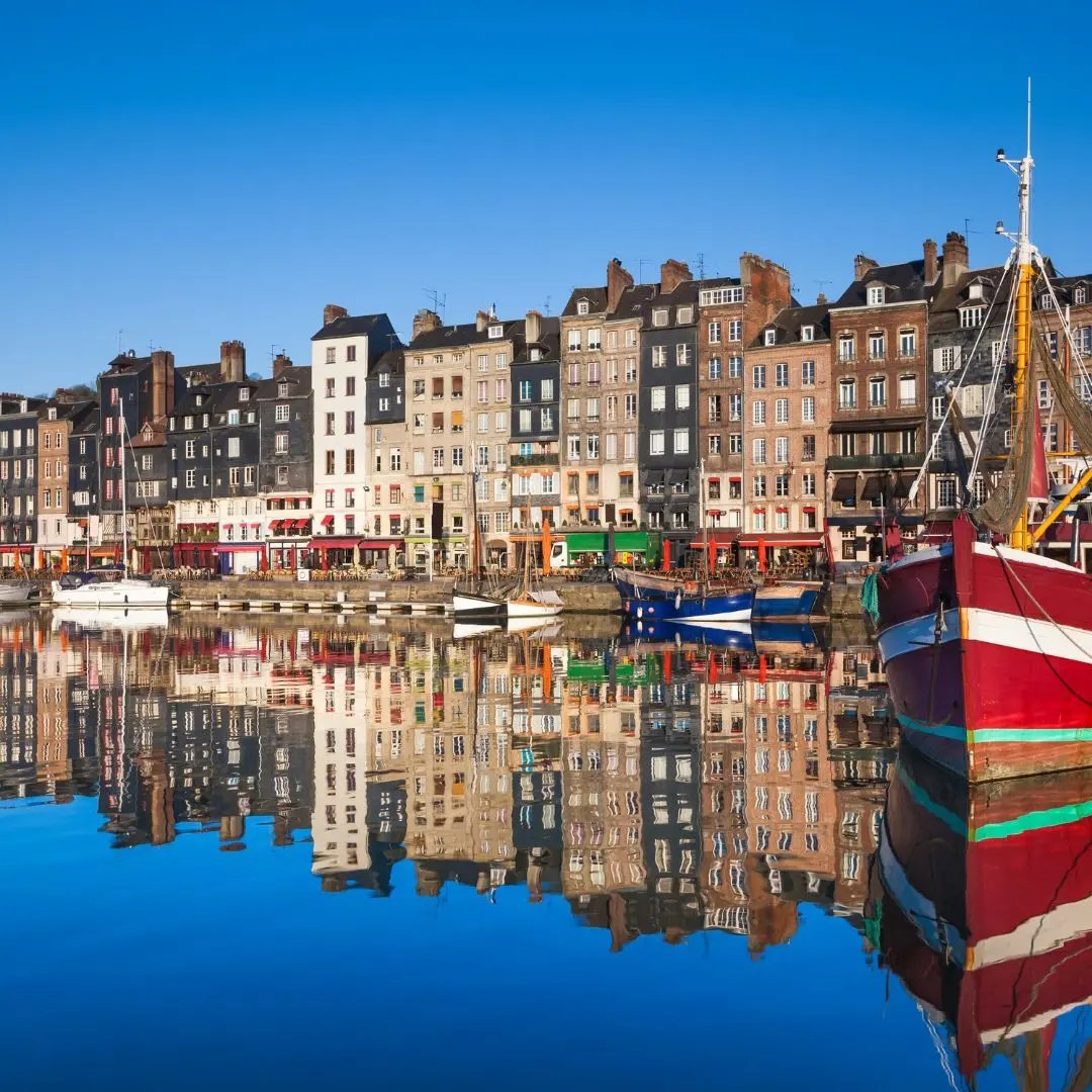 Le Vieux Bassin de Honfleur en Normandie