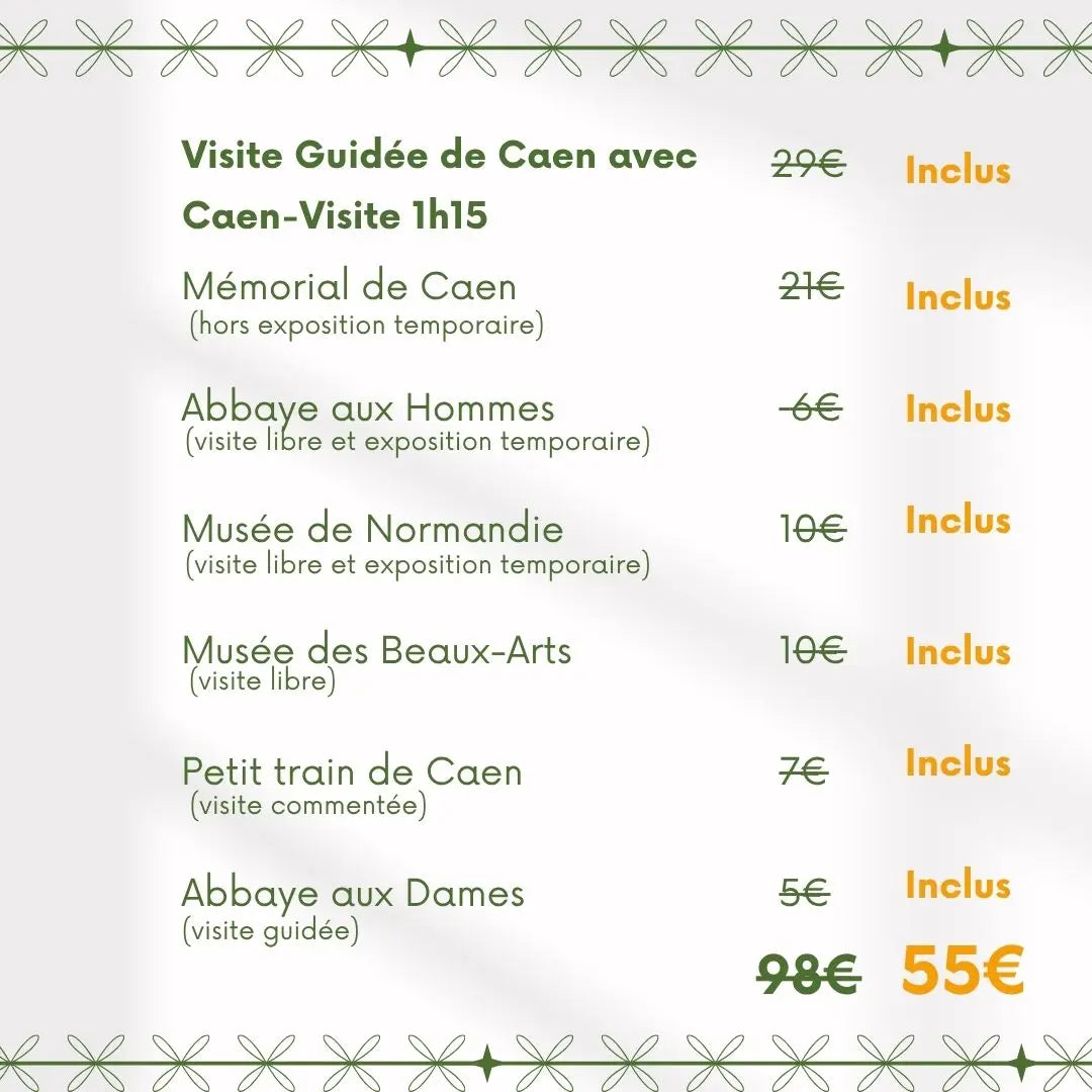 Le City Pass Caen la mer : tout Caen la mer à portée de main Caen Visite