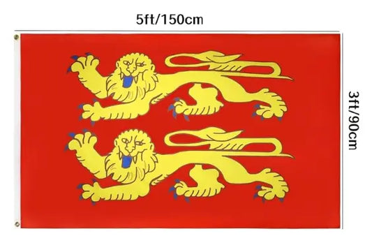 Drapeau Normandie 150x90 cm – Drapeau Normand Caen Visite