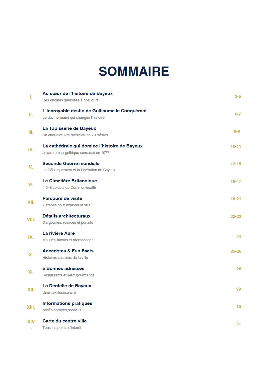 Guide Touristique de Bayeux – PDF à télécharger Caen Visite