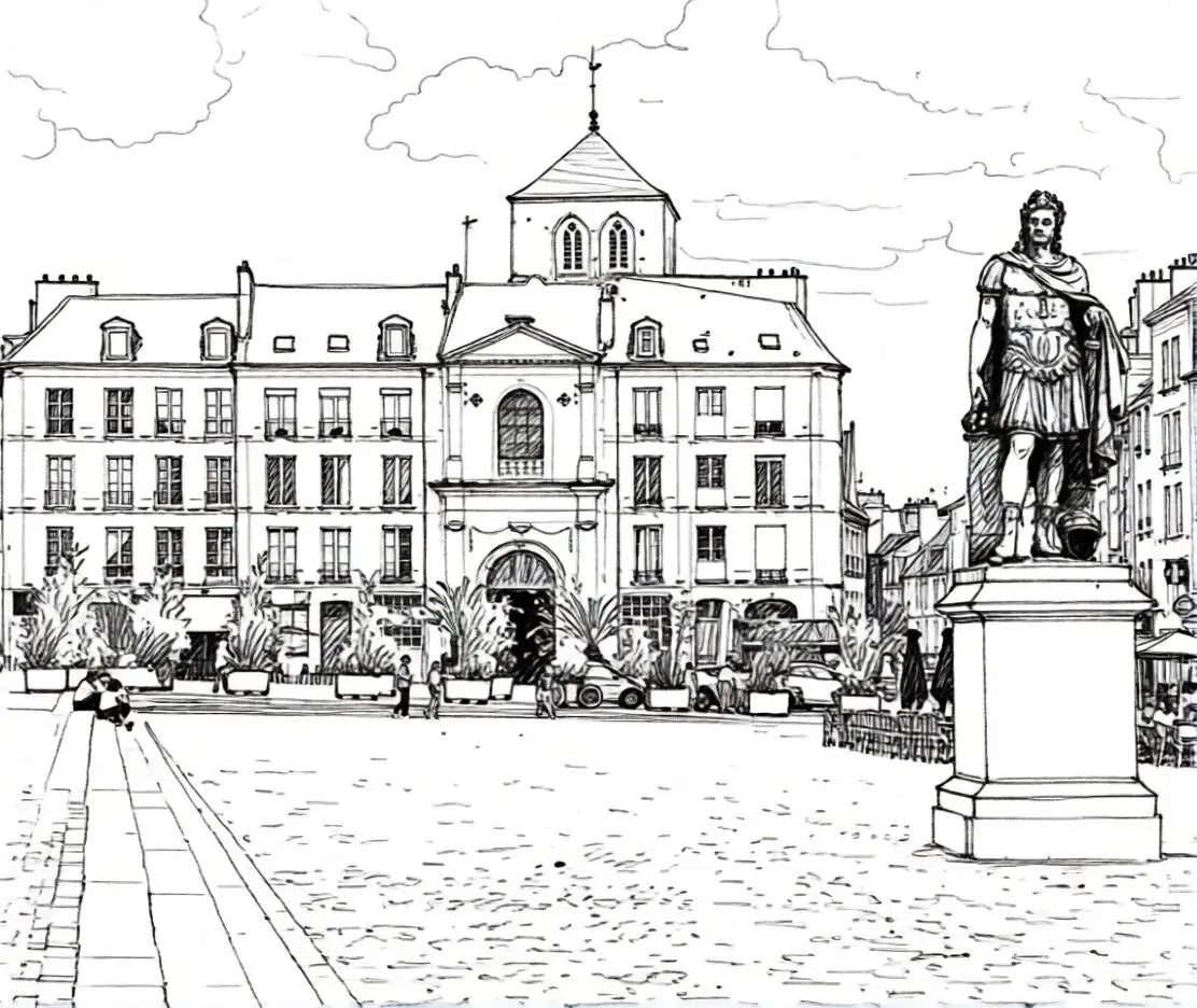 Monuments de Caen à Colorier Caen Visite
